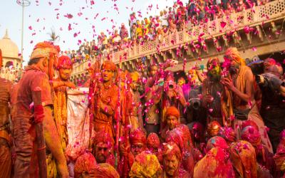 Holi Festival Experience in Mathura-Vrindavan